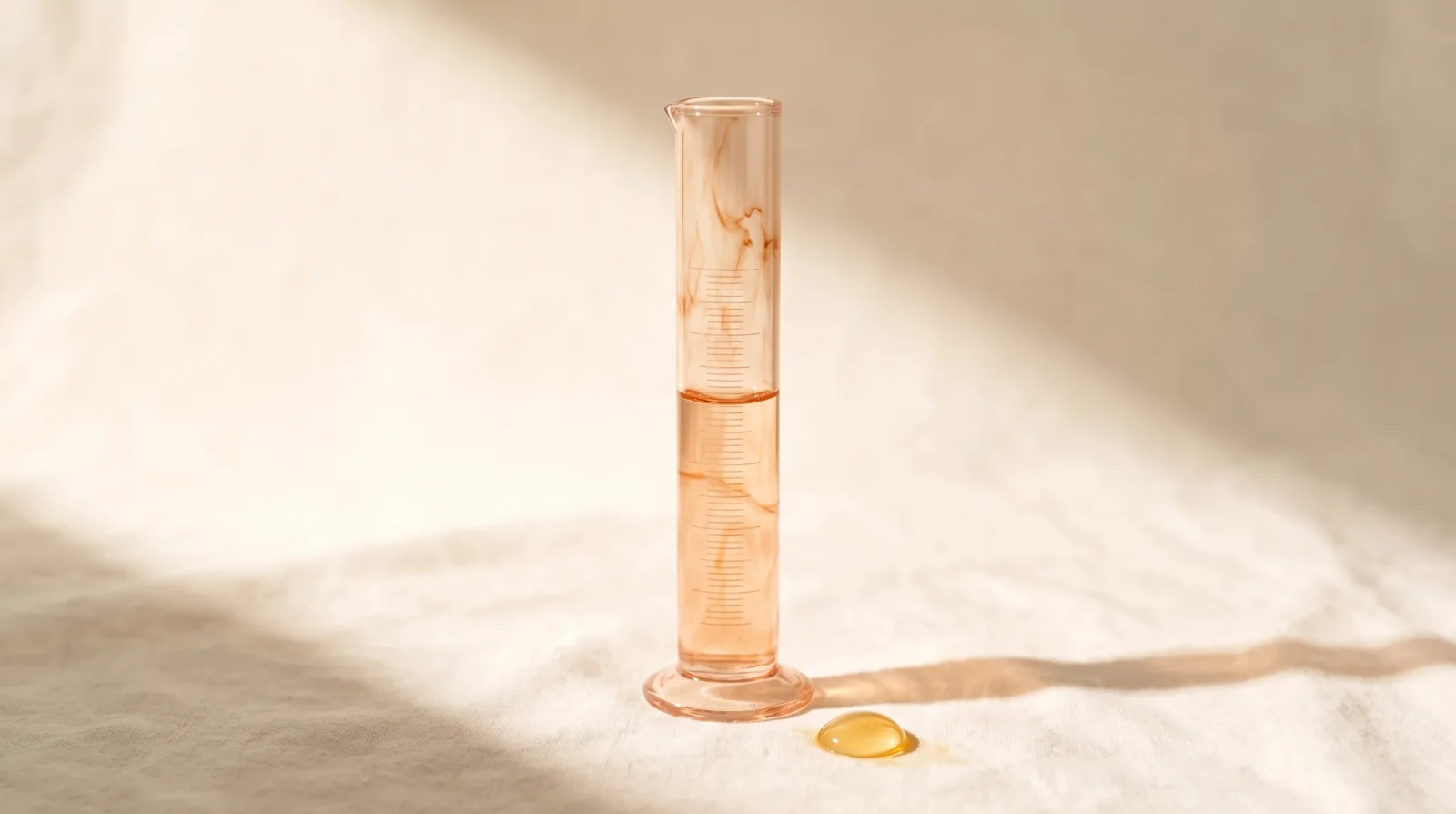 Patch hydrogel au PDRN posé sur un fond crème
